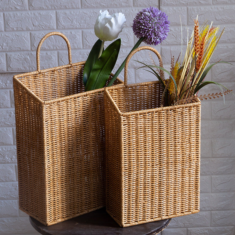 Unisex storage basket with practical carrying handle Kalsten