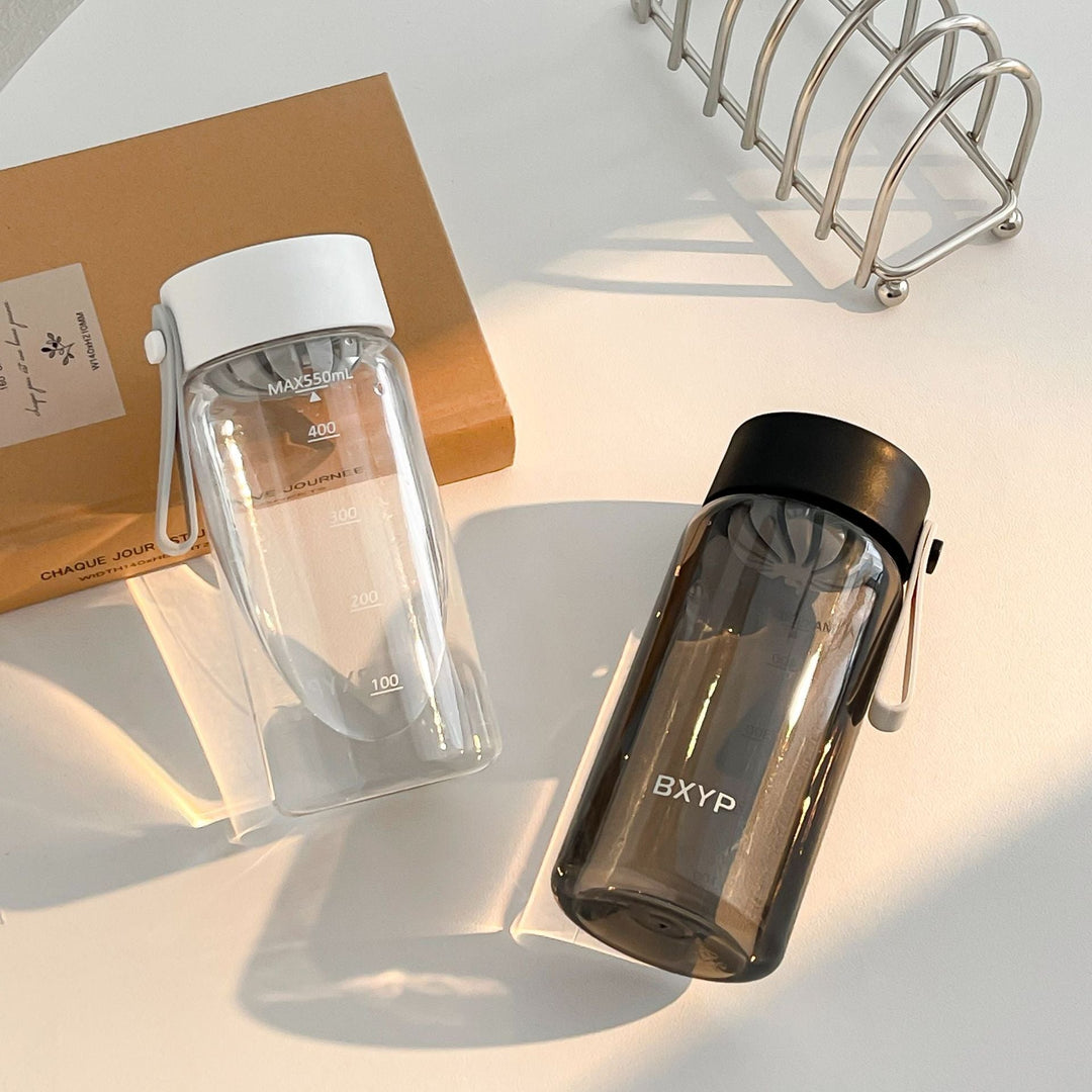 Women's BPA-free drinking bottle with smart lid from Kalsten