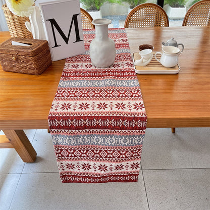Elegant Geometric Pattern Table Runner
