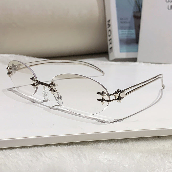 Women's elegant metal glasses with filigree design Kalsten