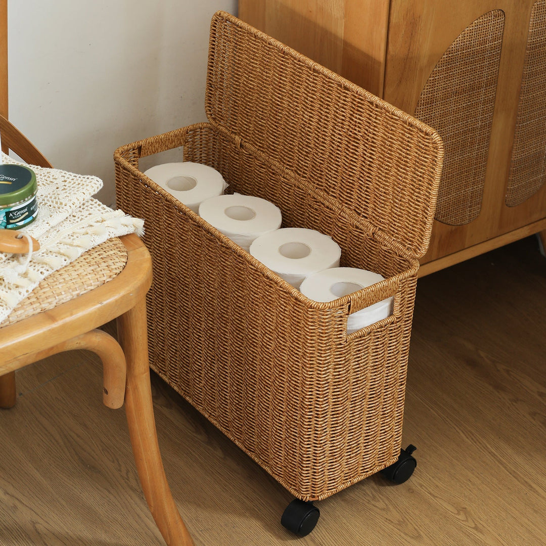 Mobile Woven Laundry Hamper Kalsten