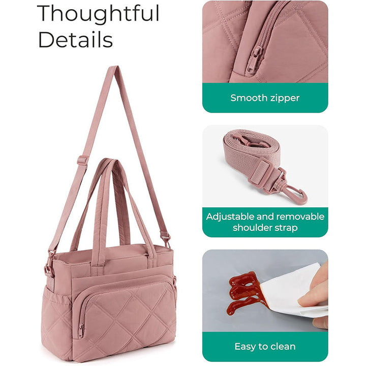Multifunctional Laptop Bag with Detachable Shoulder Strap Kalsten