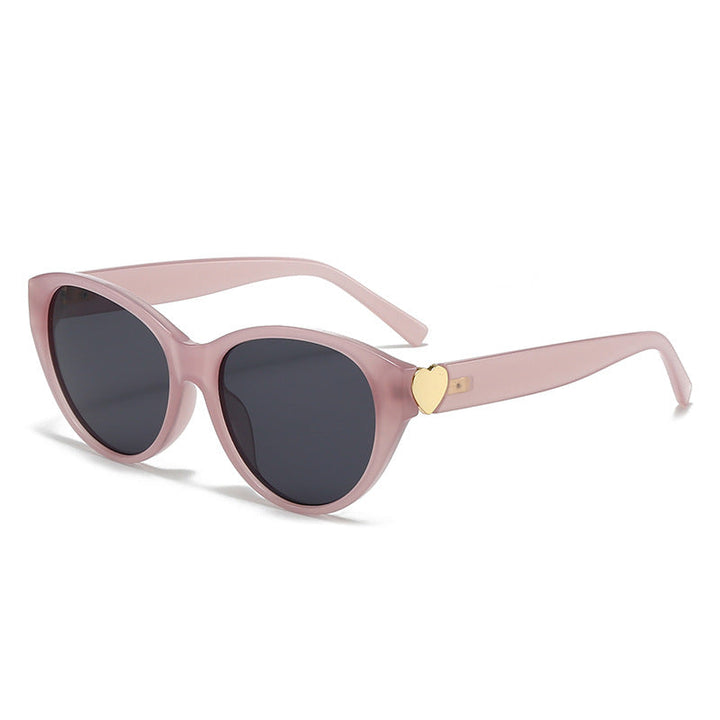 Women Cat-Eye Sunglasses with Heart Design Kalsten