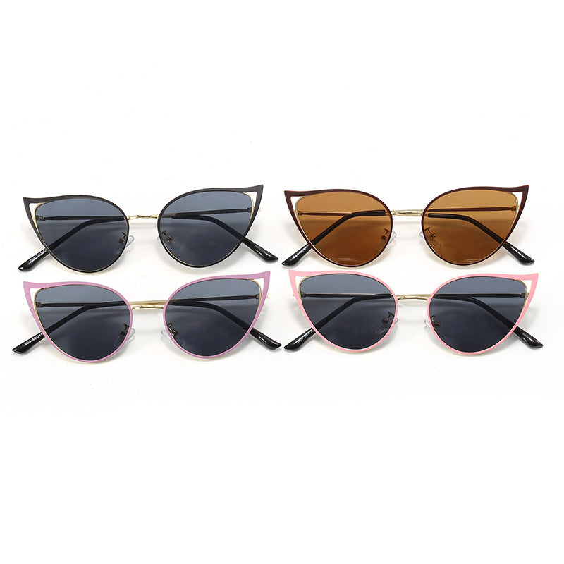 Women's Cat-Eye Sunglasses with Elegant Metal Frame and UV Protection Kalsten