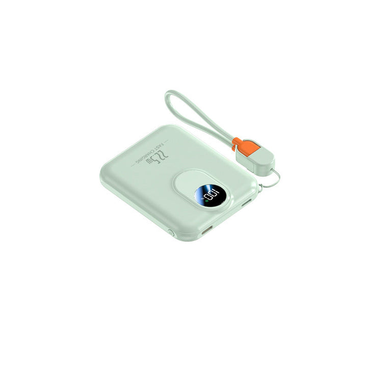 Portable power bank with intelligent fast charging interface and digital display Kalsten