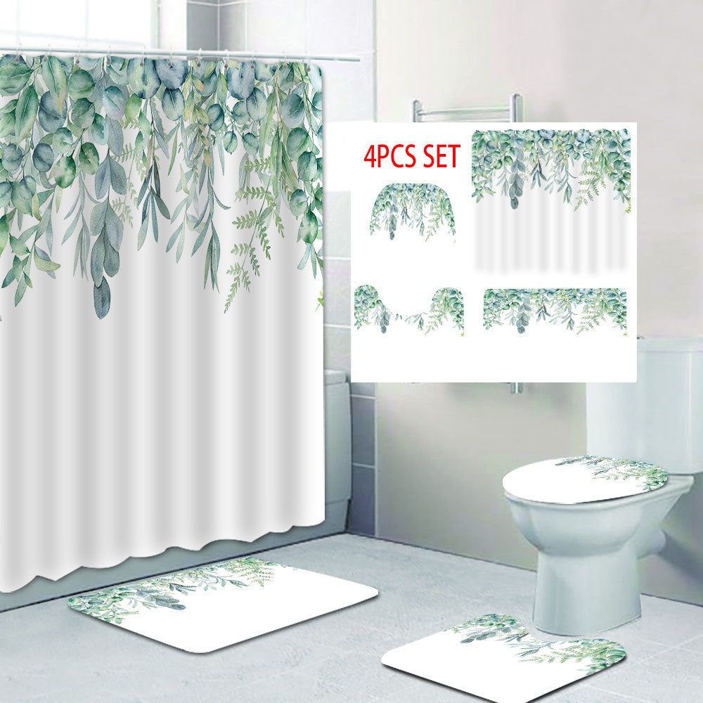 Leafy Botanical Shower Curtain Kalsten