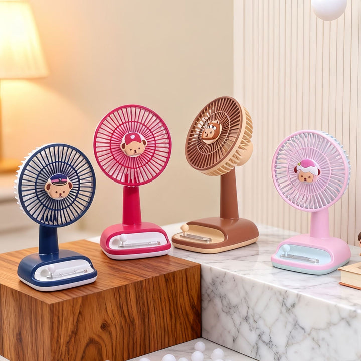 Ladies Mini Fan with USB Connection and Variable Tilt Mechanism Kalsten