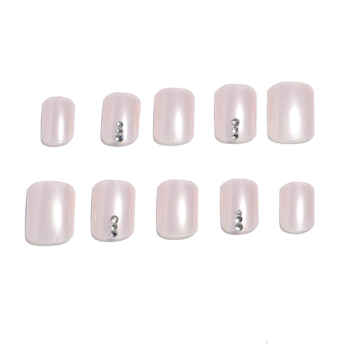 Premium Decorative Press-On Pedicure Nail Set Kalsten