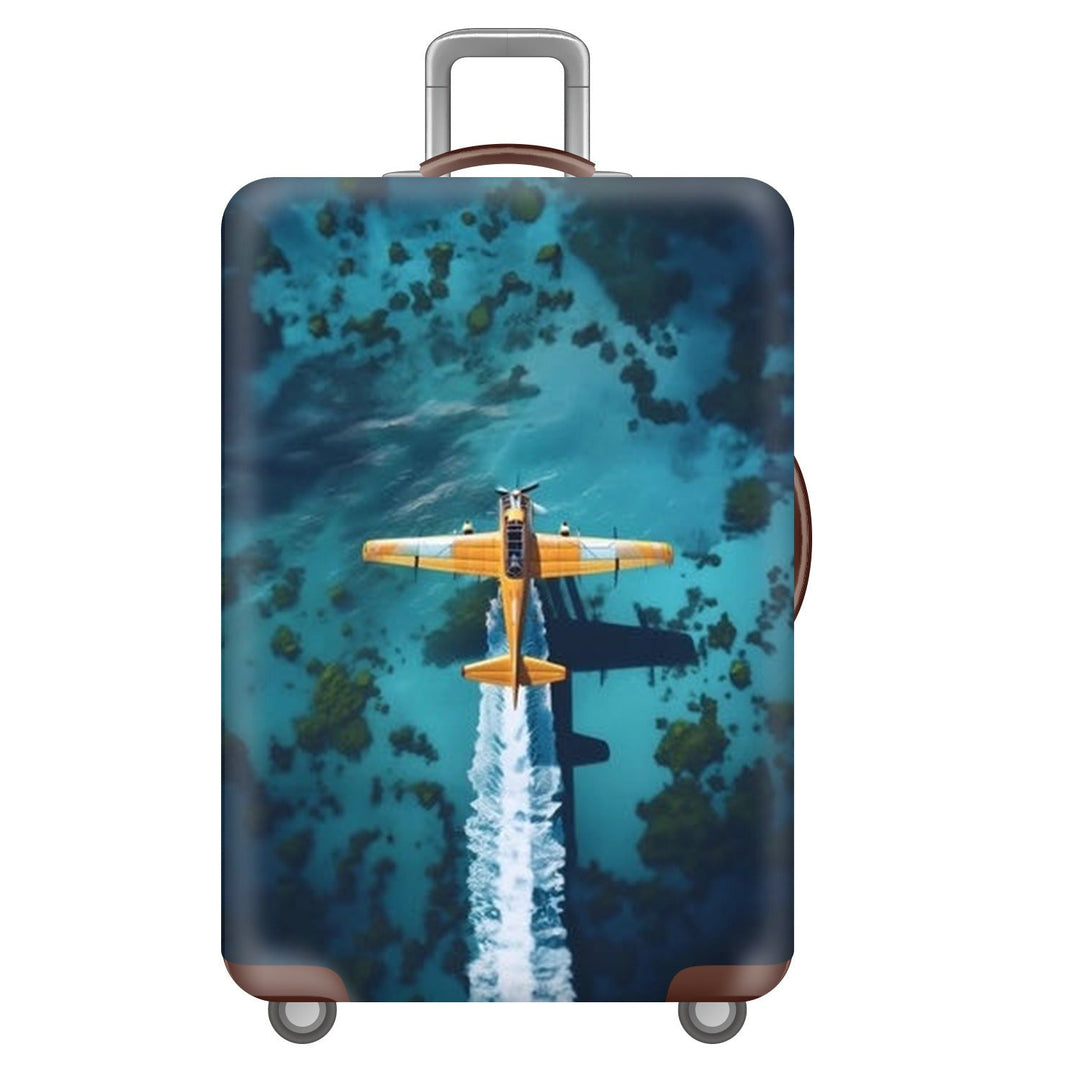 Unisex nan robust hard-shell suitcase with artistic face portrait print and 360° wheels Kalsten