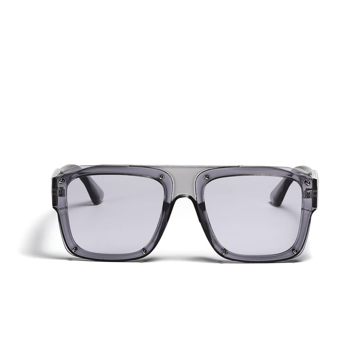 Women's Square Sunglasses with Fashionable Transparent Frame Kalsten