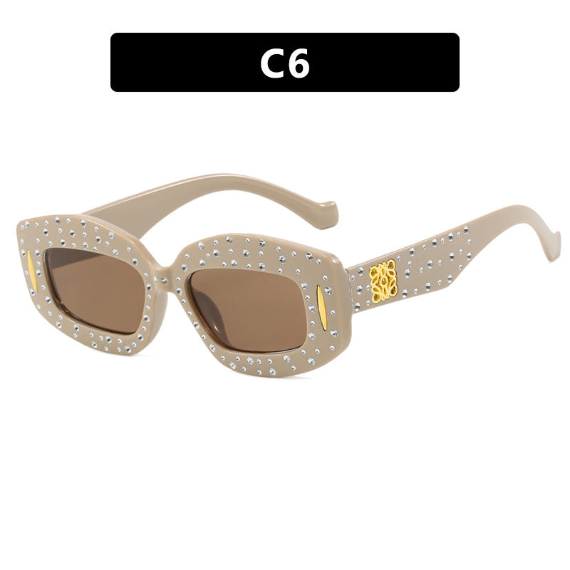 Women's fashionable sunglasses with glamorous rhinestone embellishment Kalsten