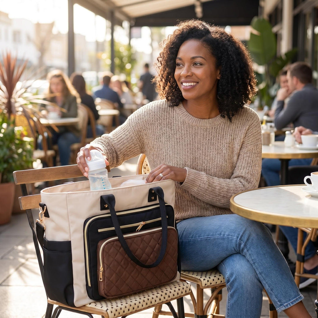 Handbag with Elegant Quilted Look Kalsten