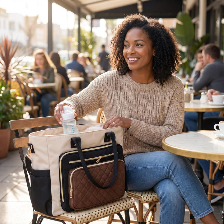 Handbag with Elegant Quilted Look Kalsten