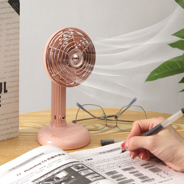 Ladies Portable Table Fan in Retro Style Kalsten