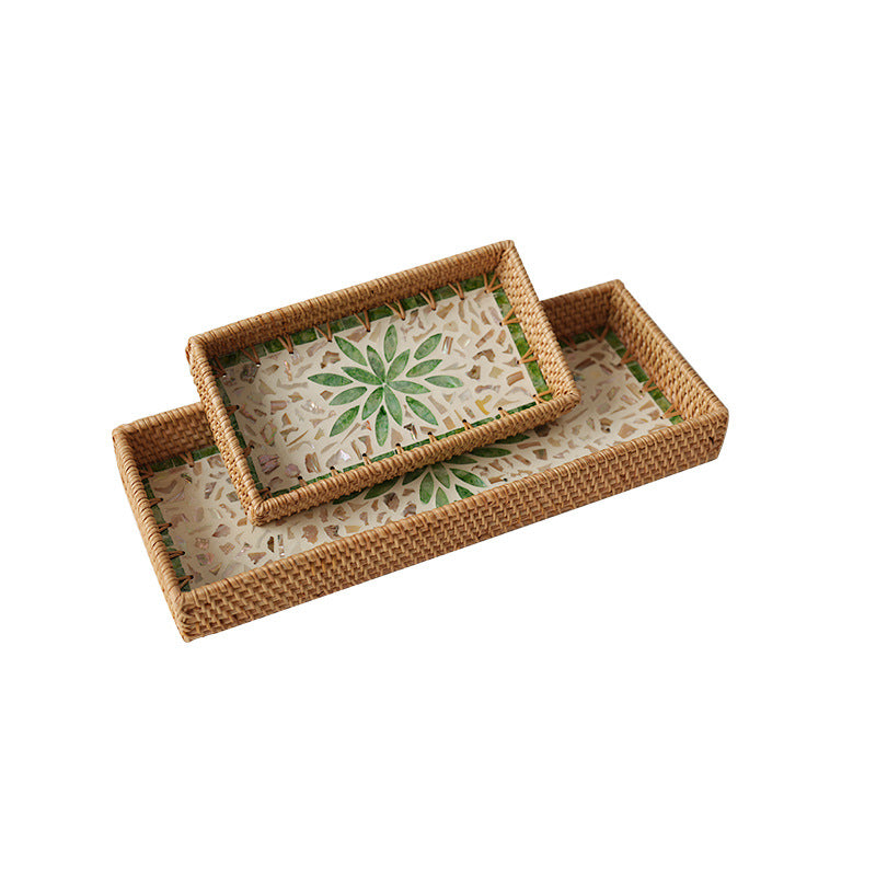 Elegant serving platter made of natural materials Acalora