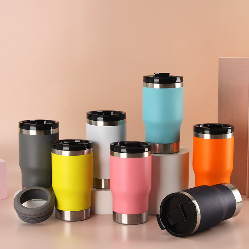 Women Insulated Travel Mug with Non-Slip Silicone Ring Kalsten