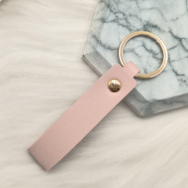 Unisex keychain made of high-quality artificial leather with stylish design Kalsten