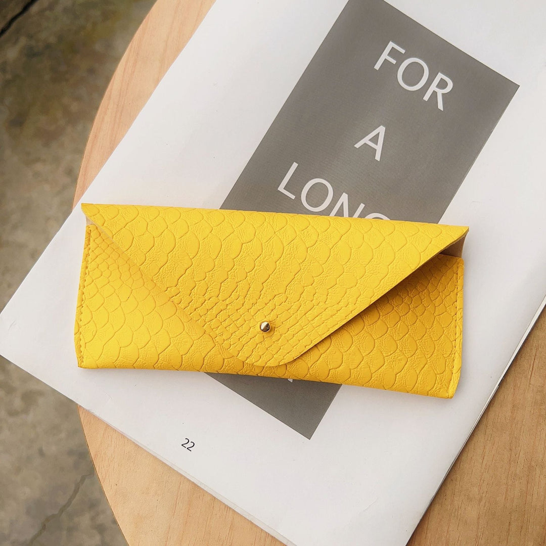Textured Leather Eyewear Case Kalsten