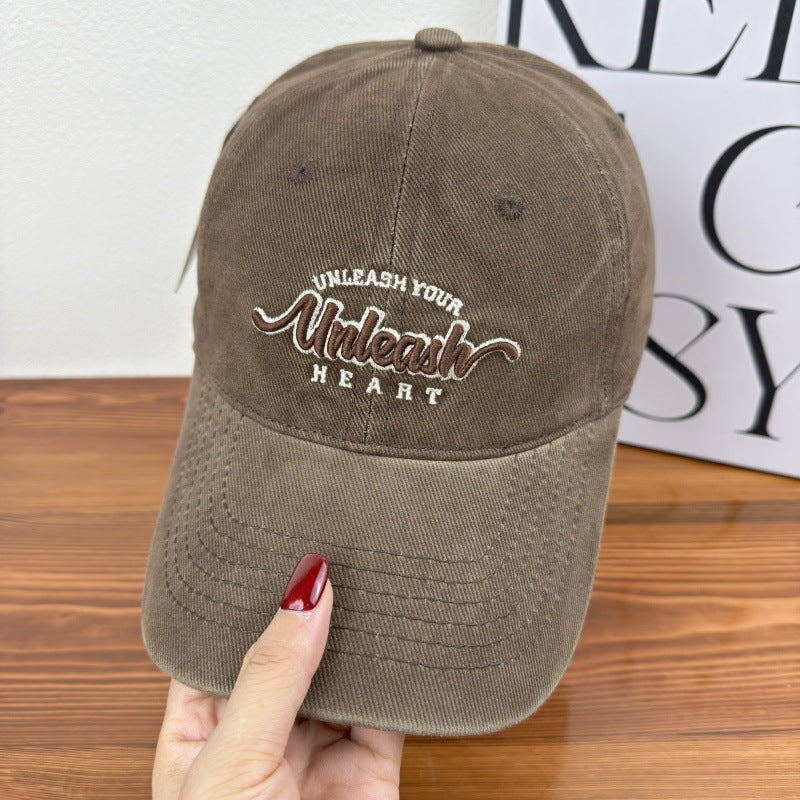 Women's Embroidered Heart Graphic Baseball Cap Kalsten