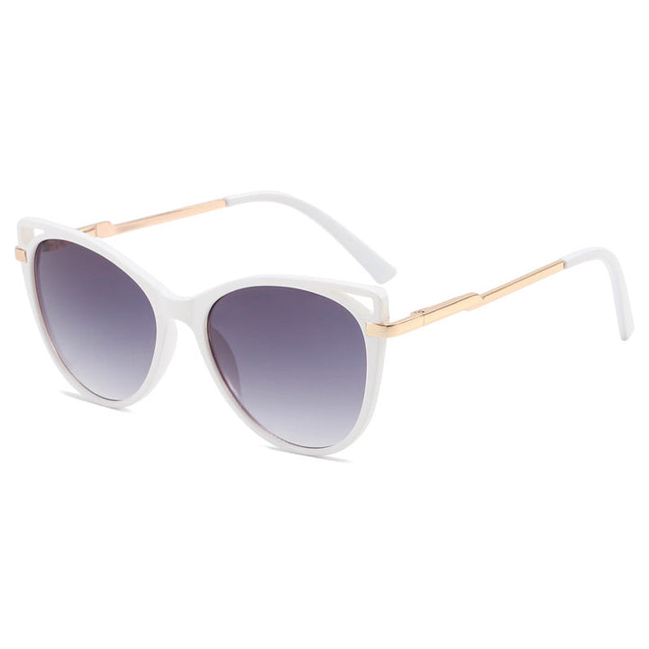 Ladies trendy cat-eye sunglasses with mirrored lenses Kalsten