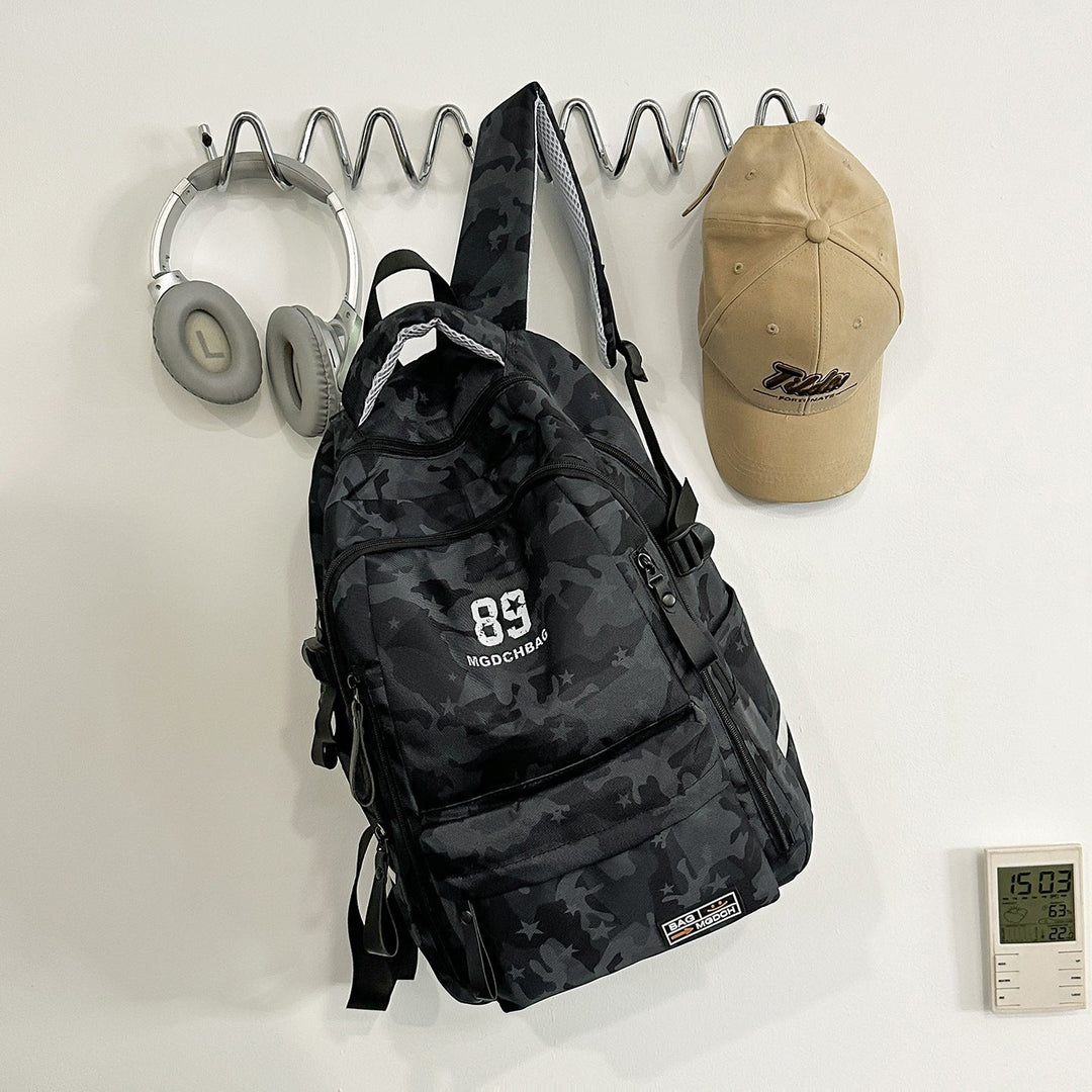 Multi-Functional Urban Camo School Backpack
