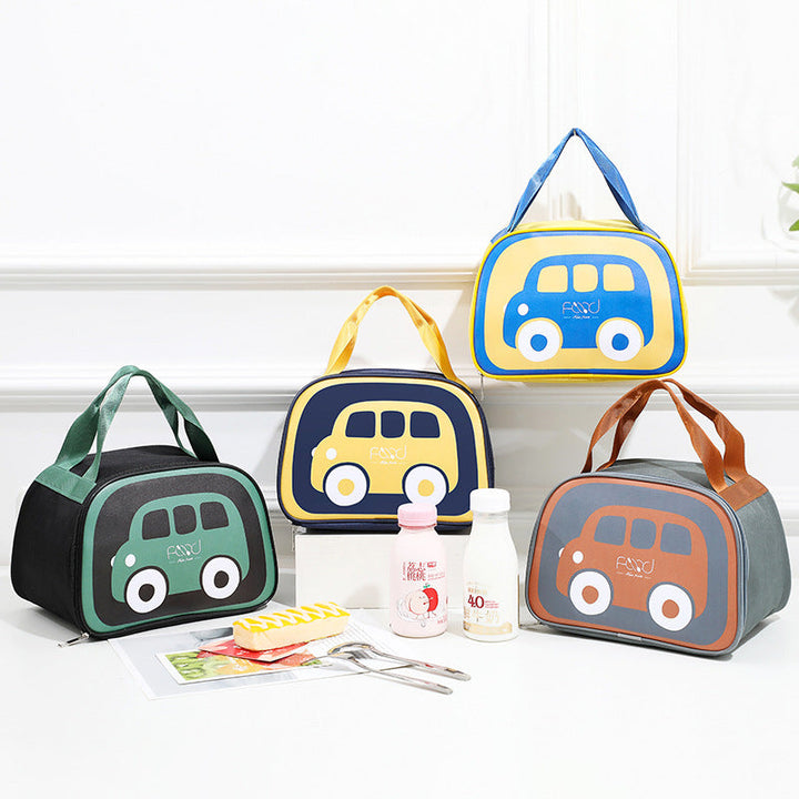 Insulated lunch bag with cheerful vehicle design Kalsten