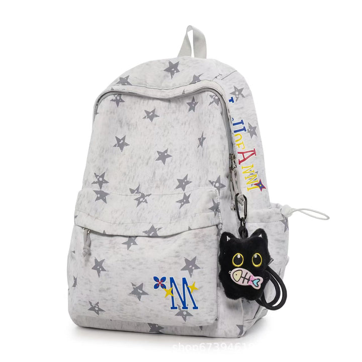 Star-Patterned Daily Use Backpack Kalsten