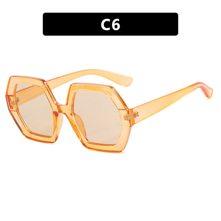 Women innovative hexagonal sunglasses Kalsten