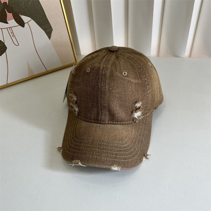 Women's Distressed Denim Baseball Cap Kalsten 1784083631