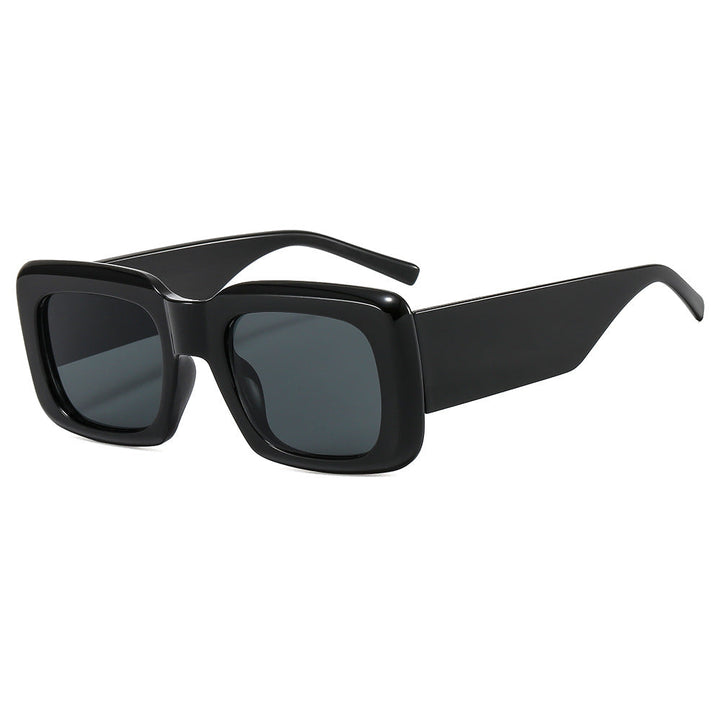 Women oversized sunglasses with square frame and transparent design Kalsten
