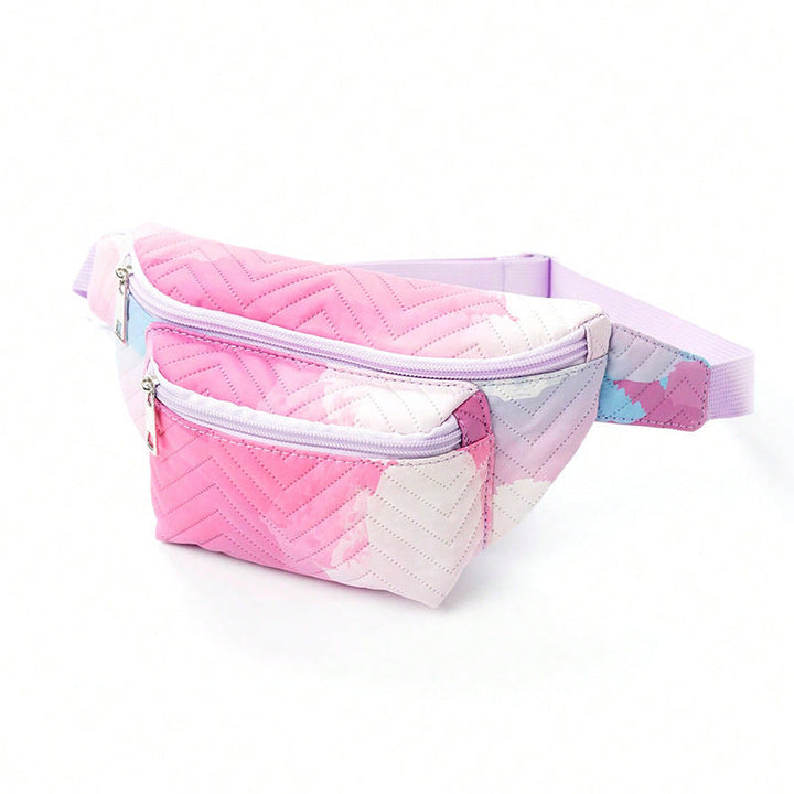 Waist bag with heart-shaped design and multiple compartments Kalsten