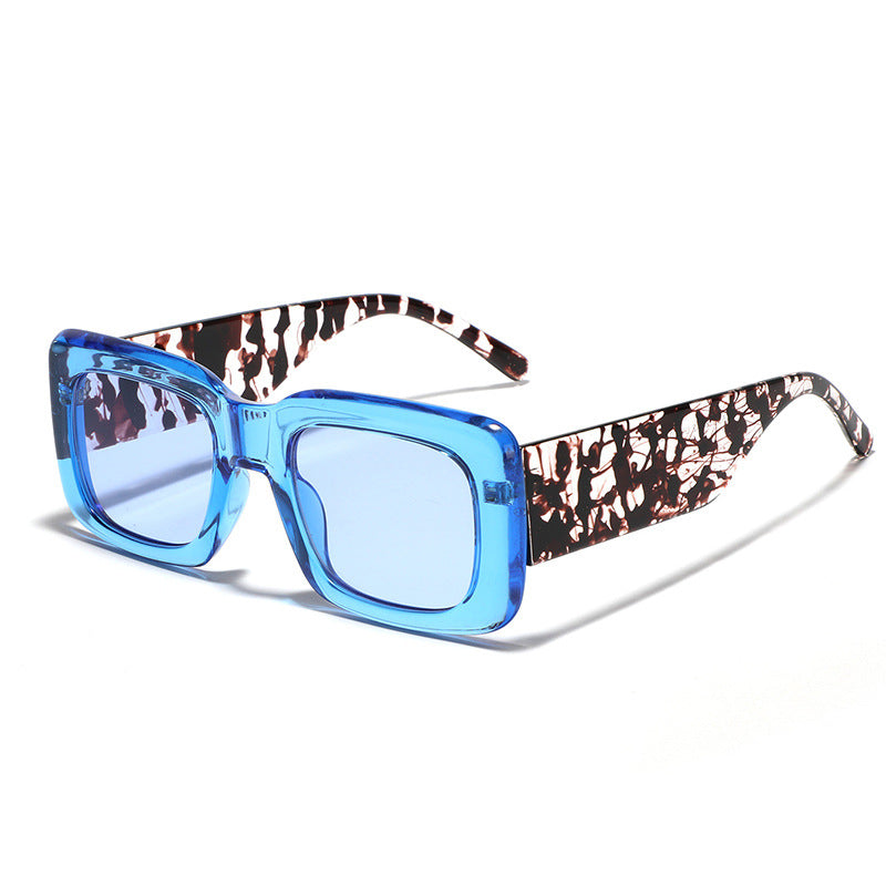 Women's modern square sunglasses with color-coordinated pattern Kalsten