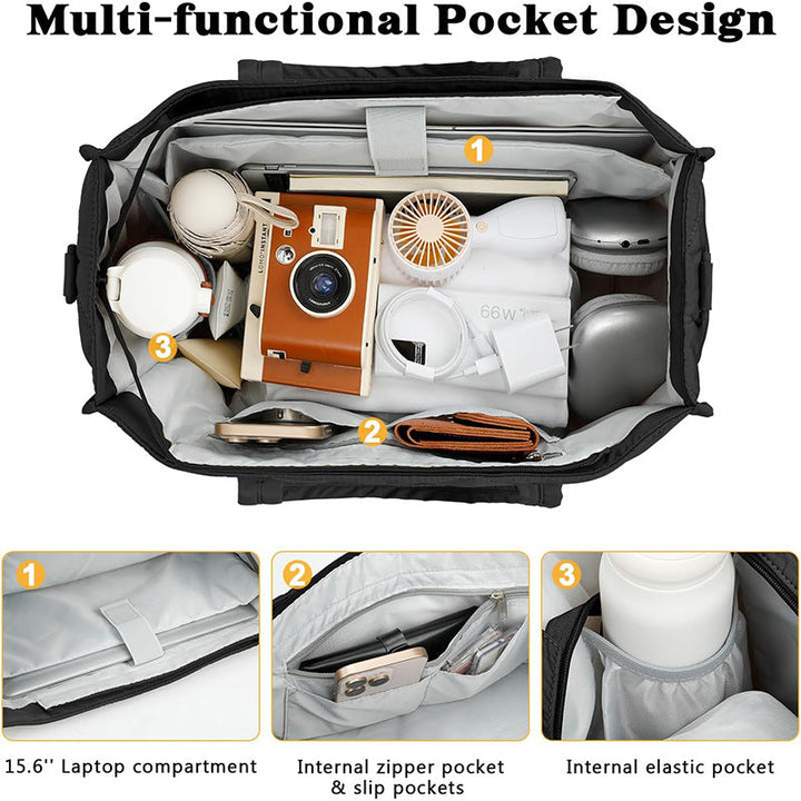 Insulated picnic bag with several compartments and practical cooling function Kalsten