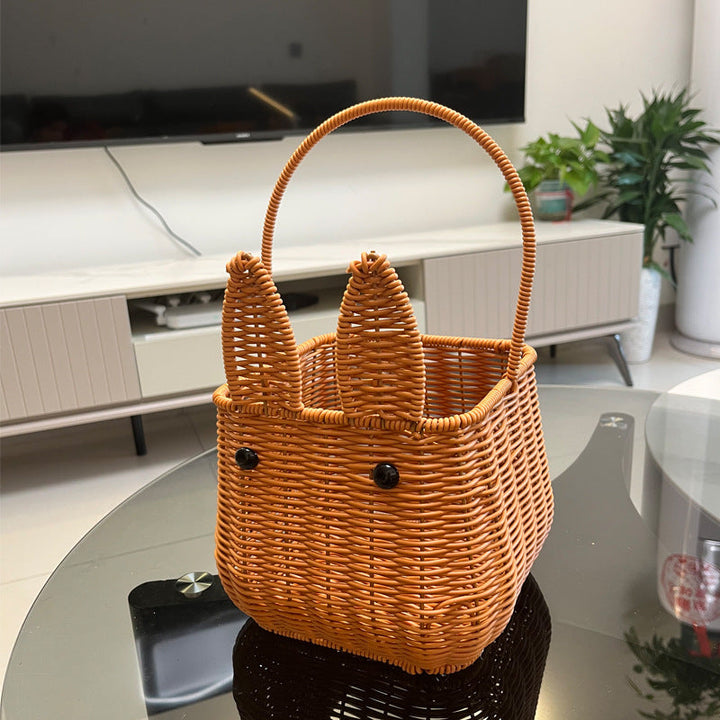 Women cute hand basket with ears Kalsten