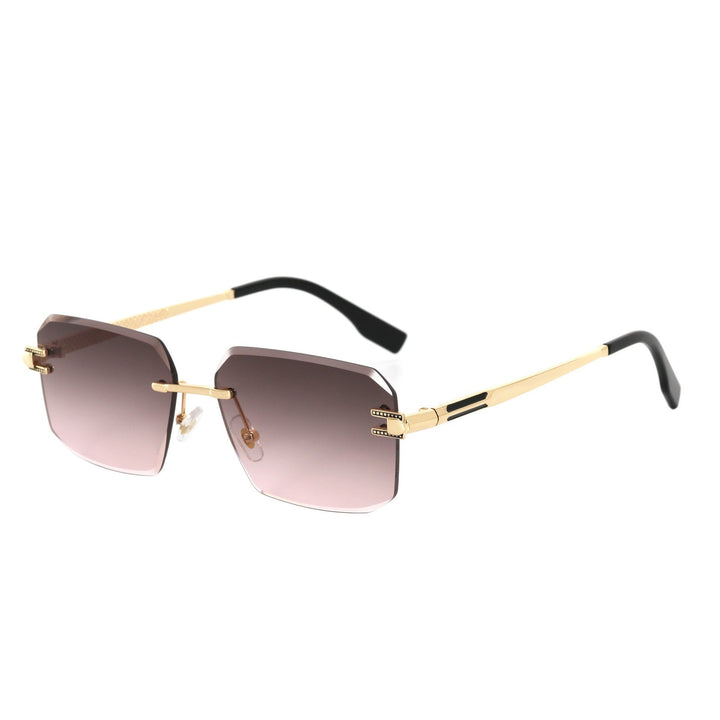 Women's Geometric Designer Sunglasses with Luxurious Metal Frame and High-Quality UV Protection Lenses Kalsten