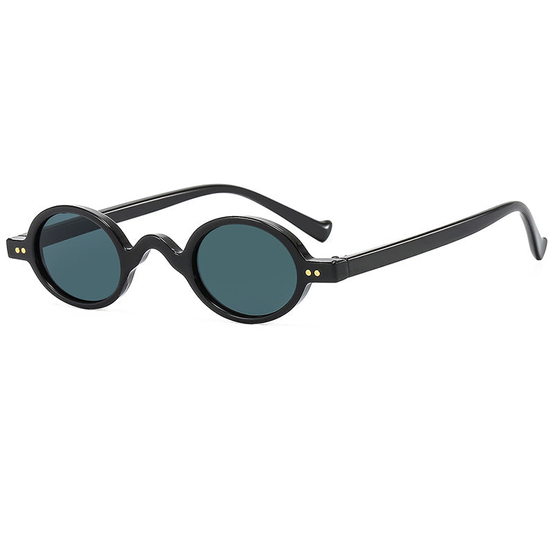 Women's round sunglasses with distinctive design and high-quality plastic frame Kalsten