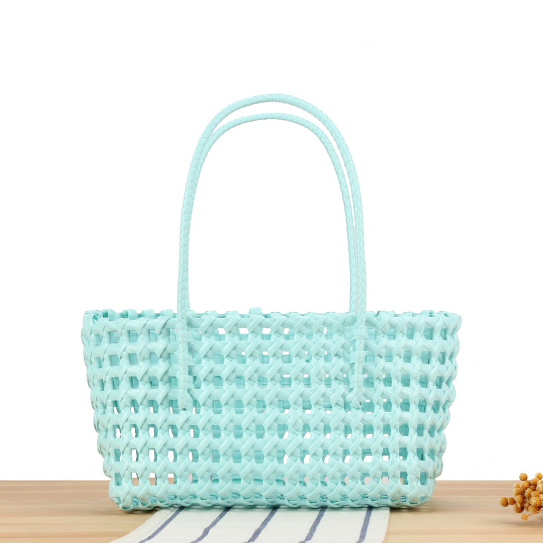 Stylish willow bag with modern grid design Kalsten