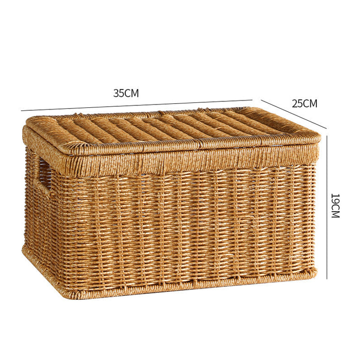 Natural Woven Storage Chest Kalsten