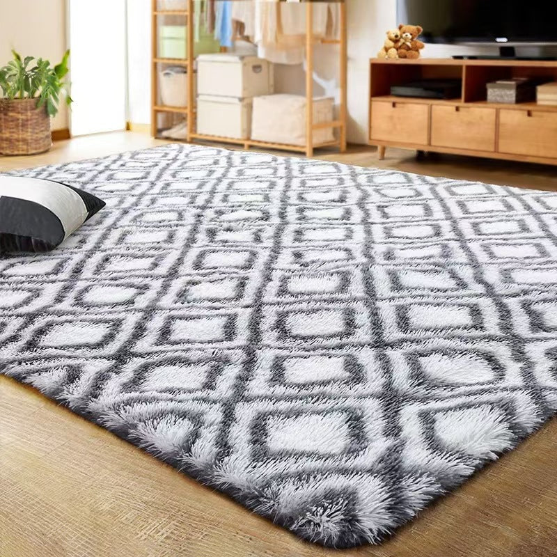 Geometric Plush Area Rug