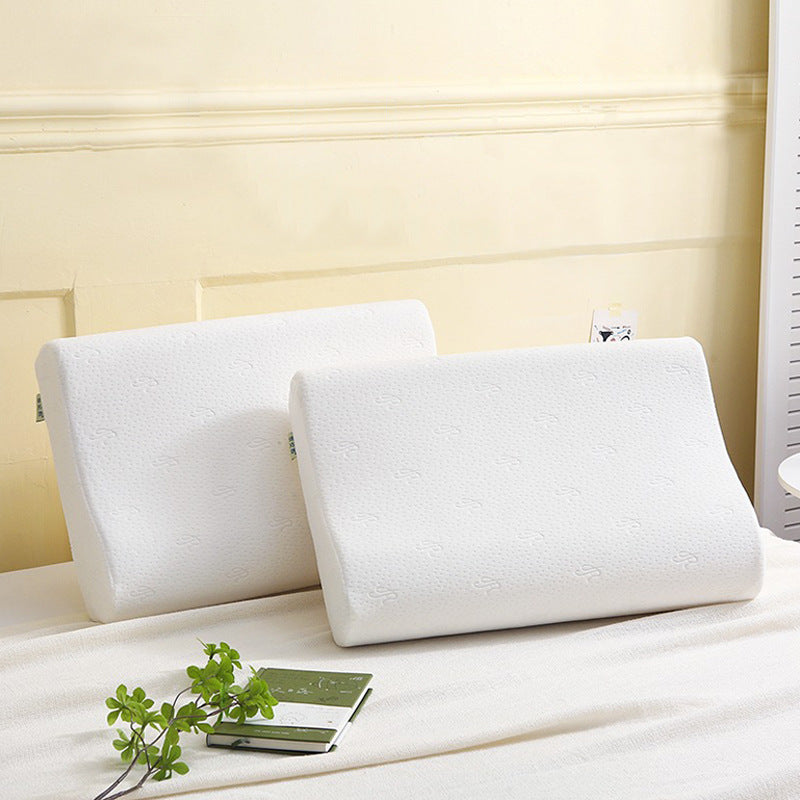 Ergonomic Viscoelastic Sleep Pillow With Contoured Design Kalsten