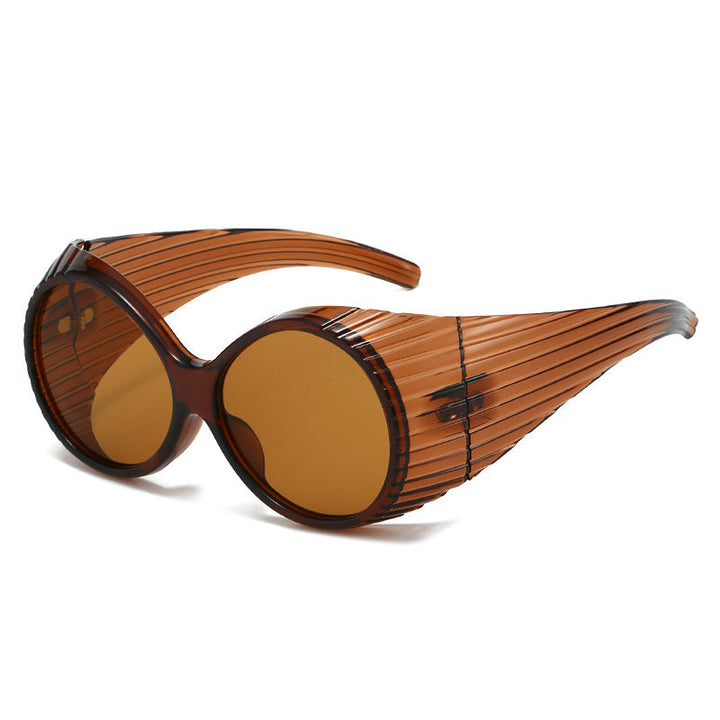 Women's extravagant sunglasses with unique wave design Kalsten