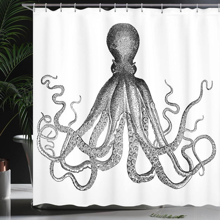 Ocean-Themed Art Shower Curtain Kalsten