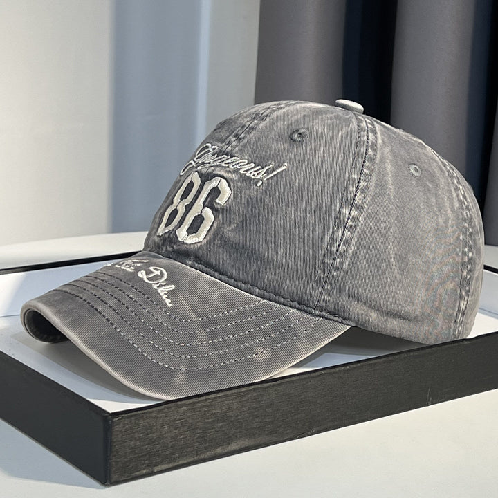 Men's Vintage-Inspired Distressed Baseball Cap Kalsten