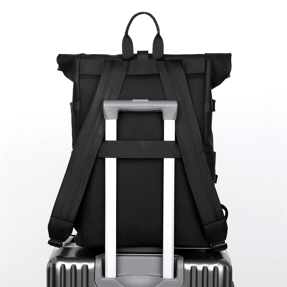 Waterproof Roll-Top Travel Backpack Kalsten