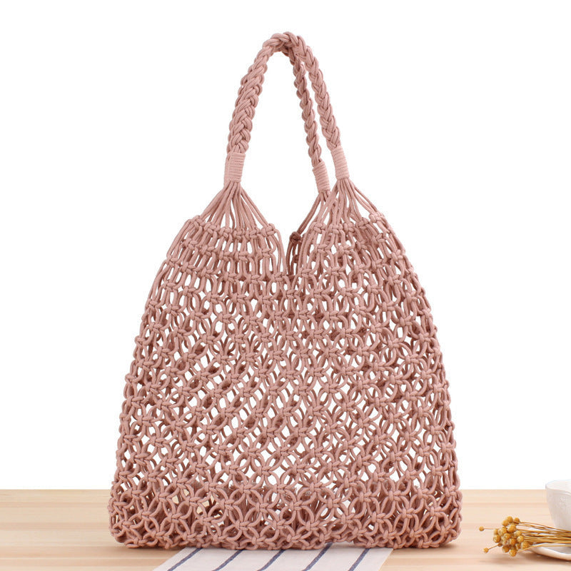 Handbag Made of Durable Hand-Knotted Net Material Kalsten