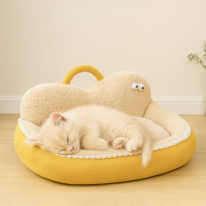 Cozy Plush Cloud Dog Bed