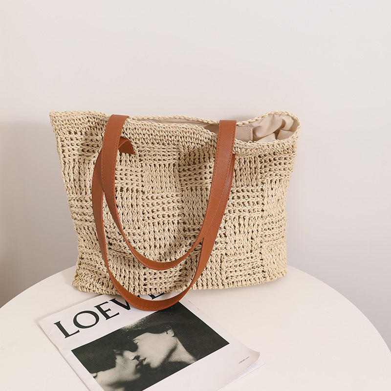 Natural braided tote bag Kalsten