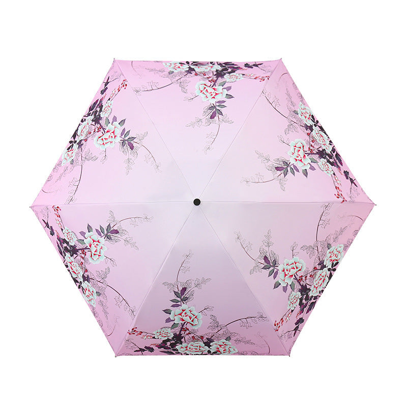 Ladies Elegant Umbrella with Exquisite Floral Design Kalsten