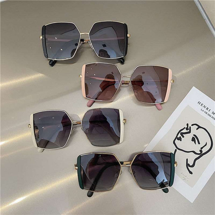 Women's oversized sunglasses with glamorous frame Kalsten