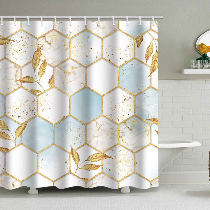 Geometric Motif Shower Curtain Kalsten